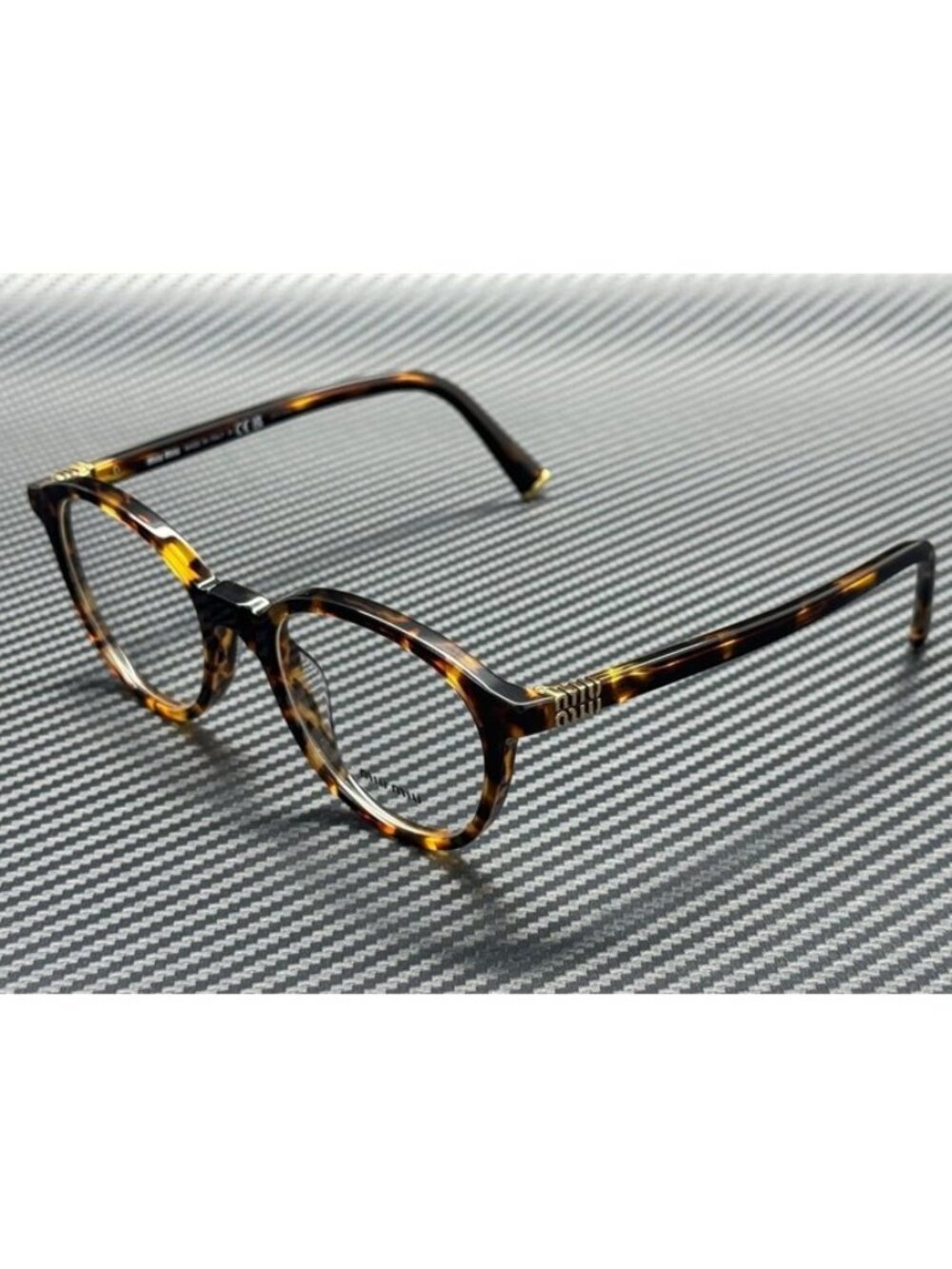 New Miu Miu Women Honey Havana Eyeglasses 50-20-140